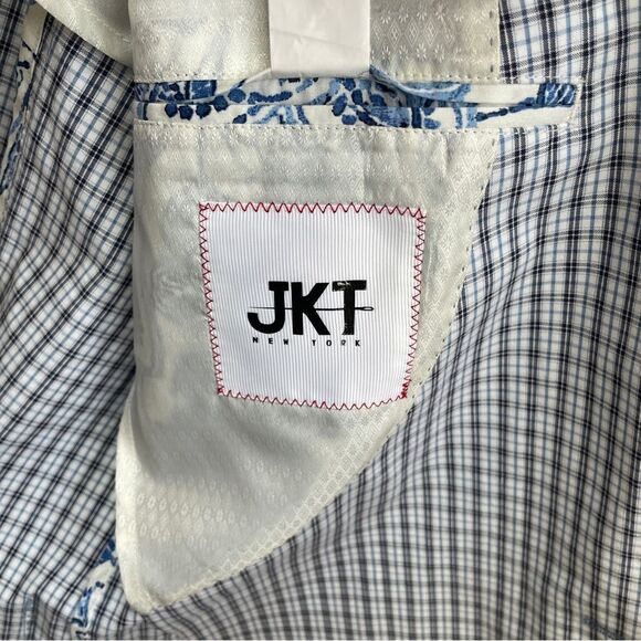 JKT NEW YORK PLAID BLAZER IN 100% COTTON - Picture 6 of 7